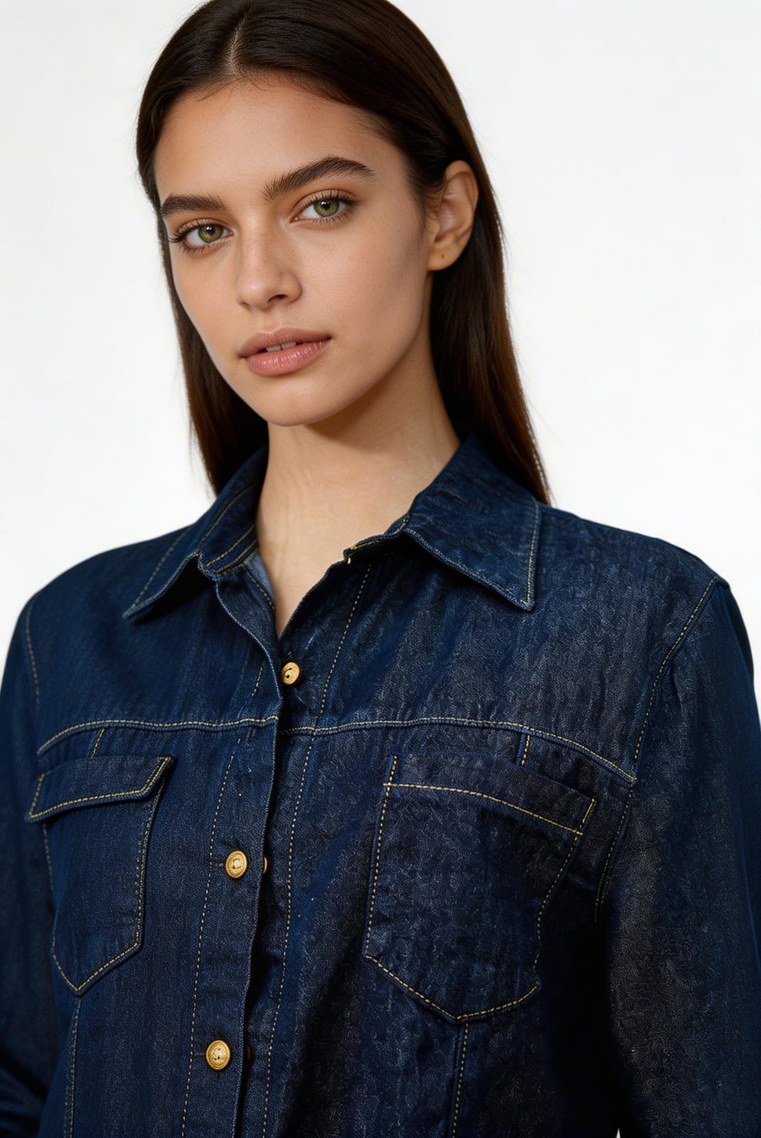 Camisa Azul Oscuro