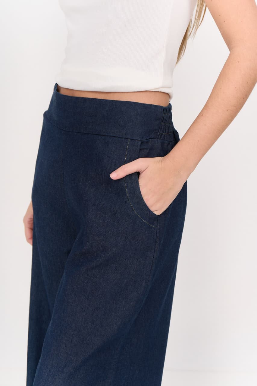 Pantalon Mora Azul Oscuro