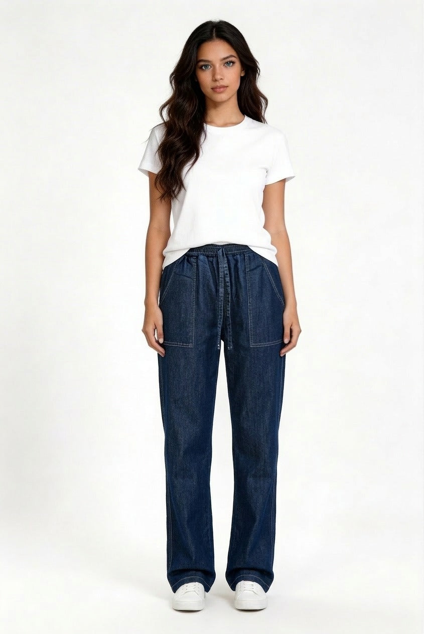 Pantalon Mom Clasico Dark
