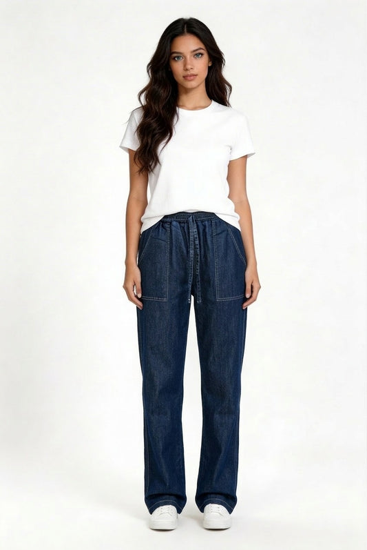 Pantalon Mom Clasico Dark