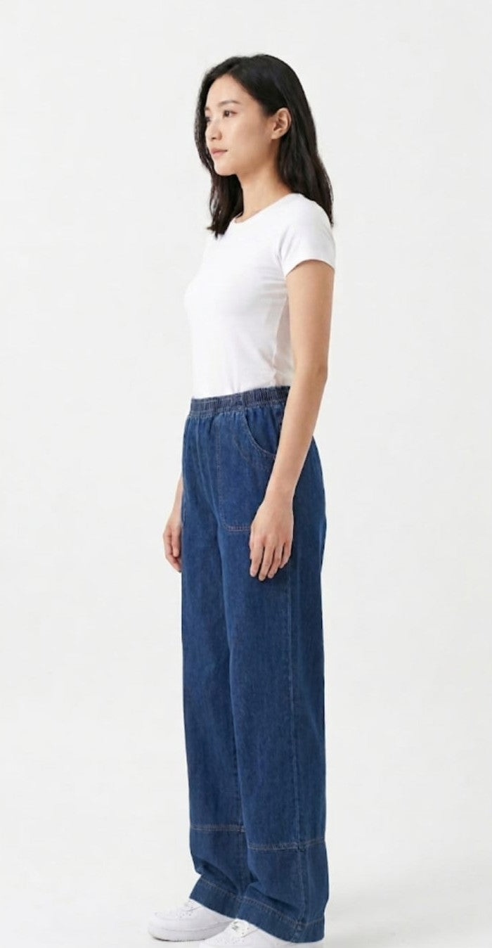 Pantalon Recto recote claro