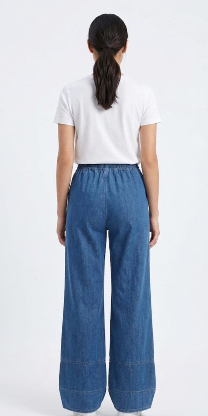 Pantalon Recto recote claro