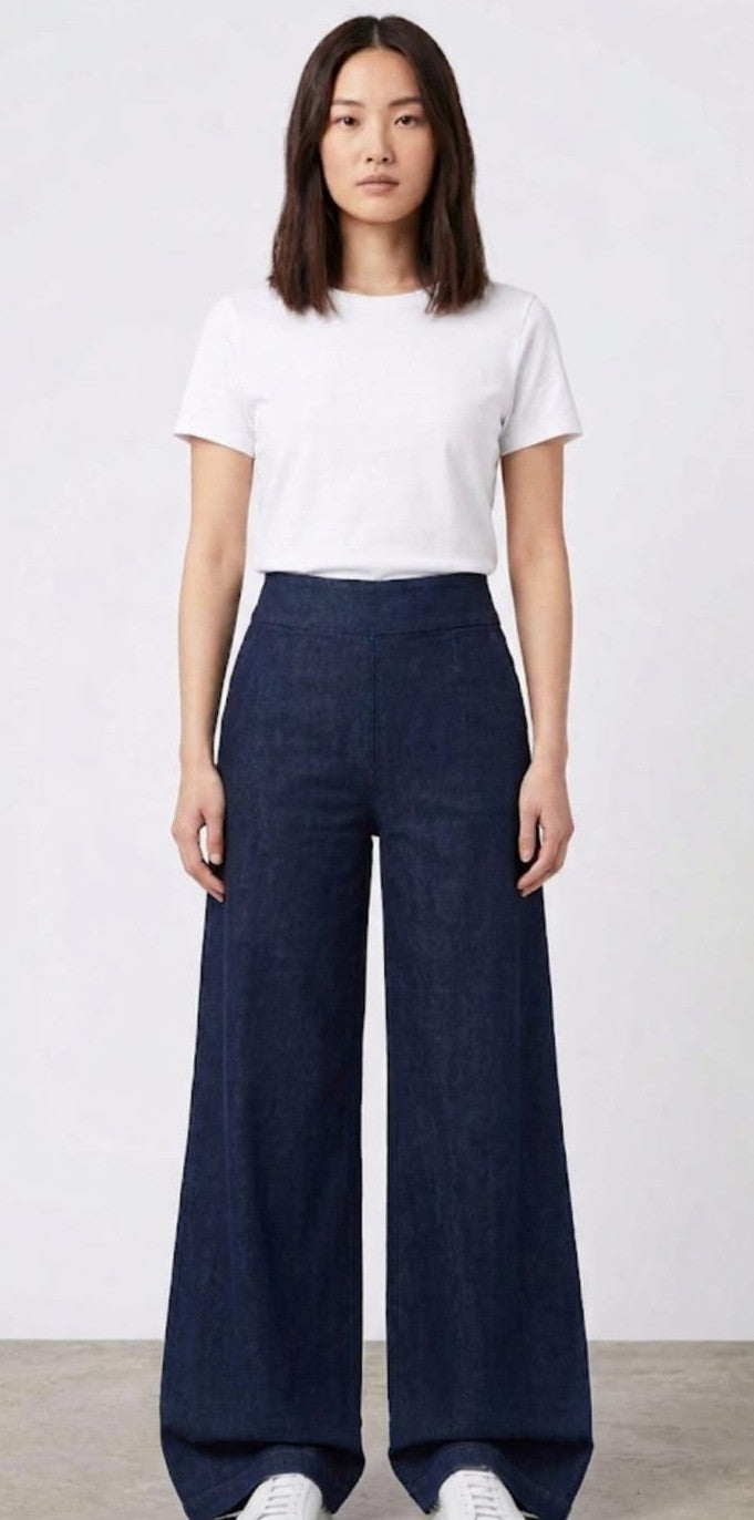 Pantalon Mora Azul Oscuro