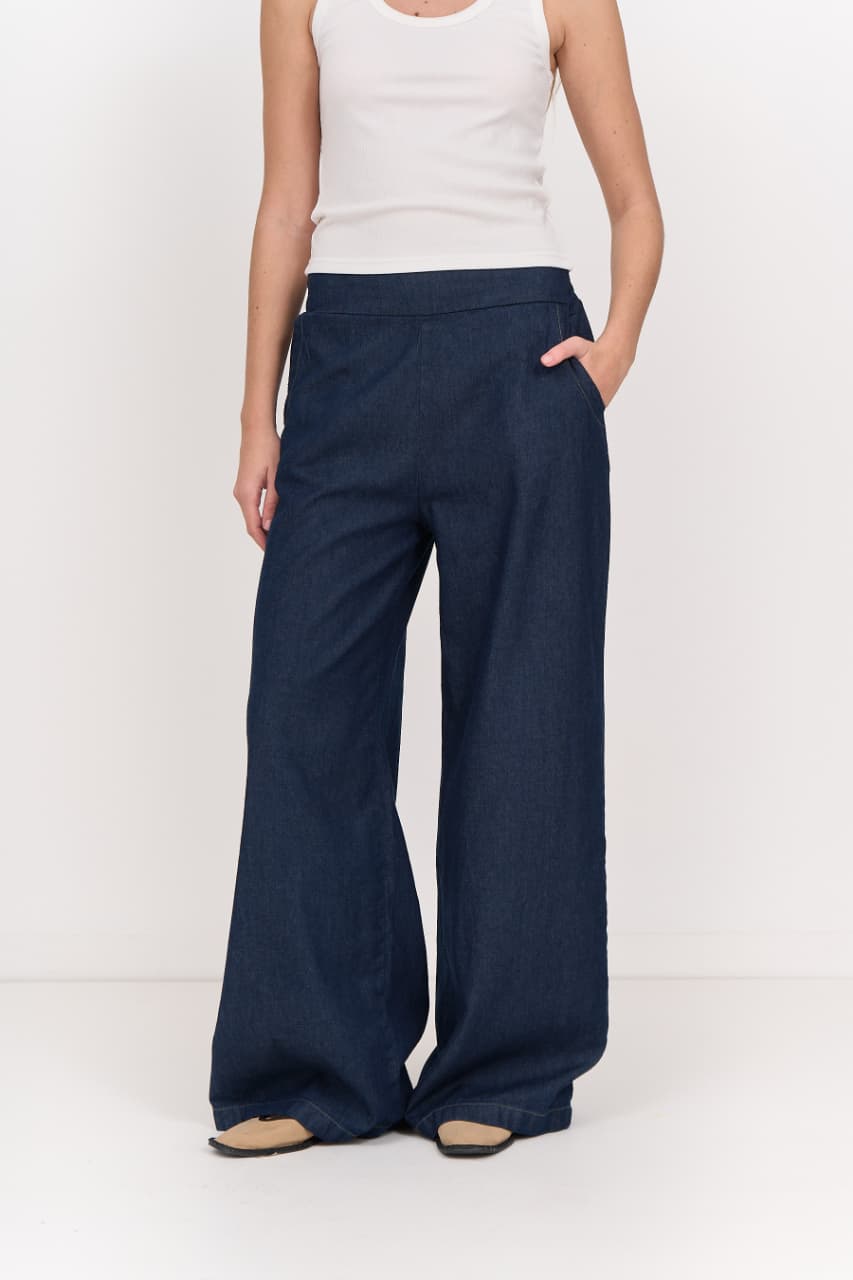 Pantalon Mora Azul Oscuro